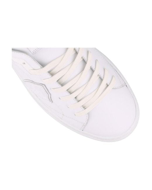 Philippe Model White Temple Low-Top Sneakers for men