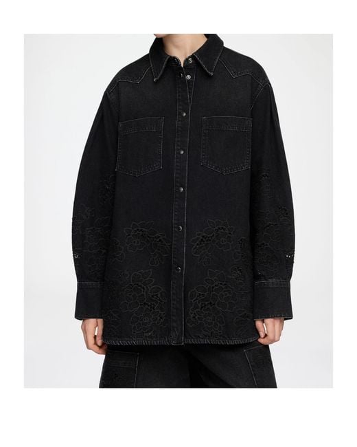 Ganni Blue Shirt