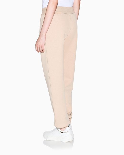 ARMANI EXCHANGE Natural Logo-Patch Trousers