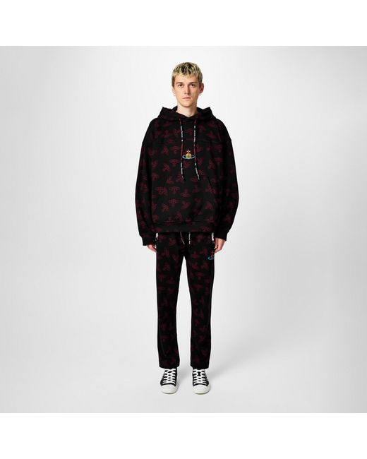 Vivienne Westwood Black Elastic Waist Long Pants for men