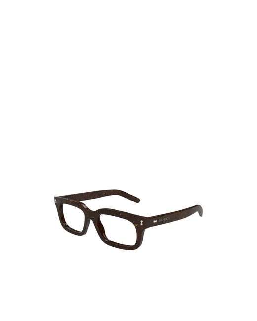 Gucci White Eyewear Rectangular Frame Glasses