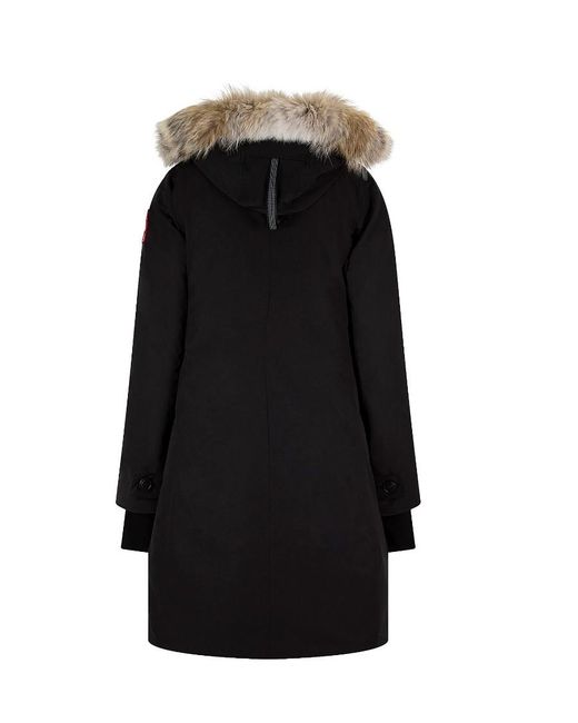 Canada Goose Black Hooded Down Jacket