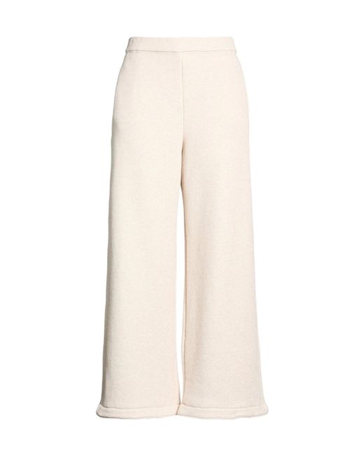 Max Mara Natural Wide-Leg Trousers
