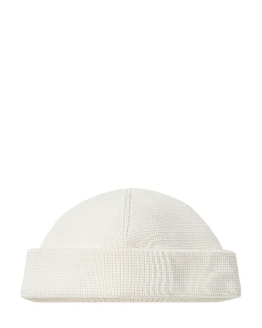 Loro Piana White Corvetta Beanie