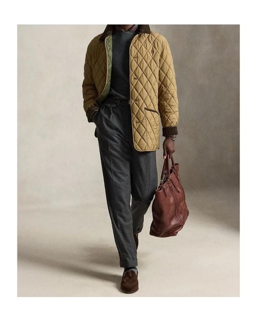 Polo Ralph Lauren Brown Quilted Jacket for men