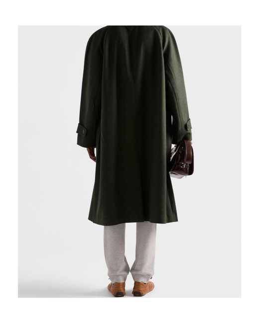 Prada Gray Cotton Fleece Joggers for men