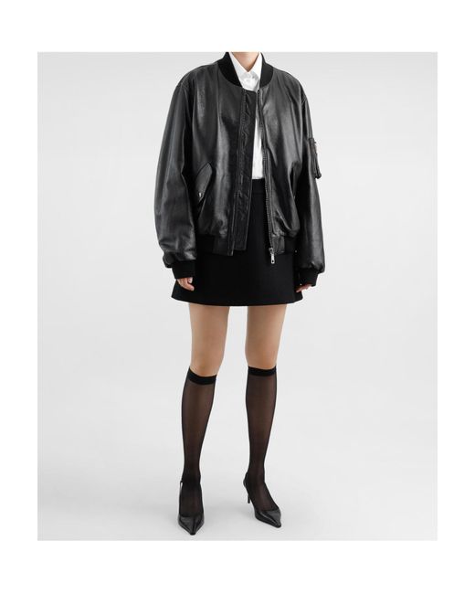 Dolce & Gabbana Black A-Line Mini Skirt