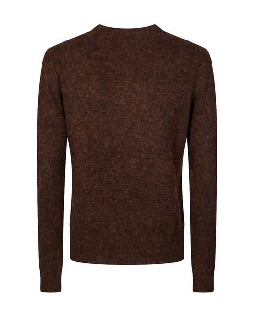 Mc2 Saint Barth Brown New Queen Crewneck Jumper
