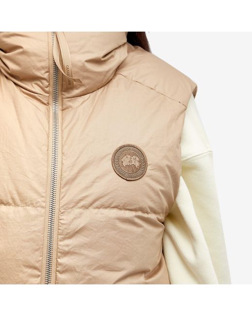 Canada Goose Natural Logo-Patch Padded Cotton Gilet