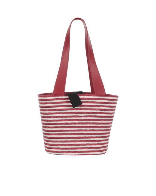 Roger Vivier Red Small Shopping Bag