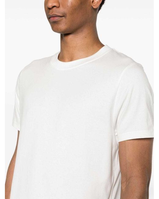 Courreges White Courrèges Short-Sleeved Crewneck T-Shirt for men