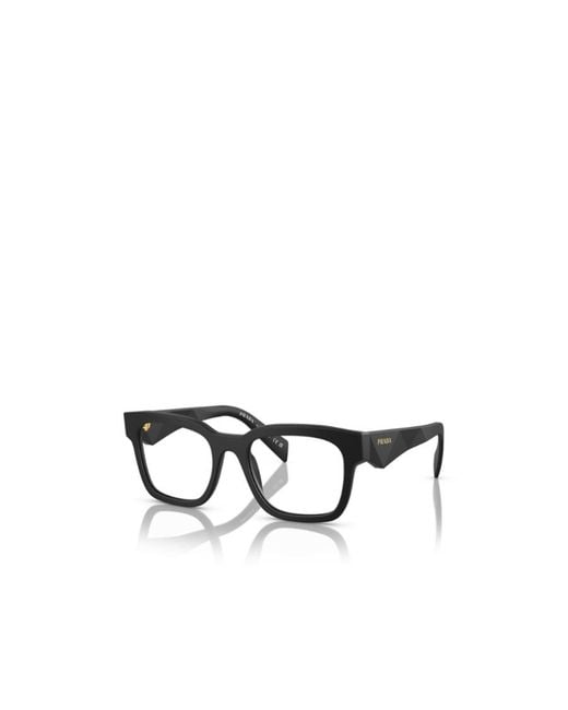 Prada White Eyewear Square Frame Glasses for men