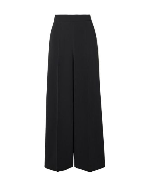 Joseph Black High Waist Wide Leg Casual Pants