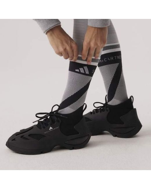 Adidas By Stella McCartney Blue Sportswear Lace-Up Sneakers