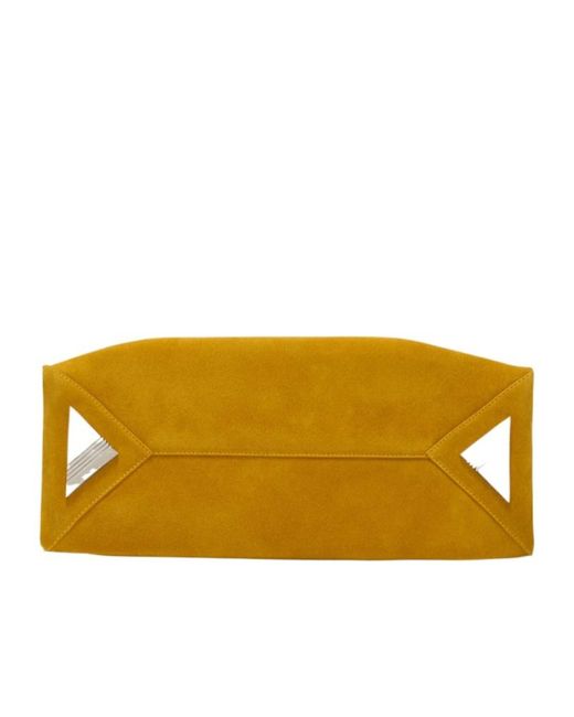 The Attico Yellow The La Passeggiata Medium Tote Bag
