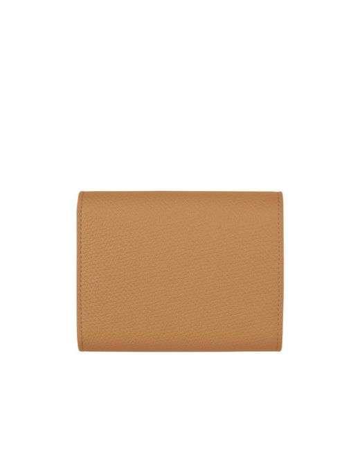 Longchamp White Le Roseau Wallet