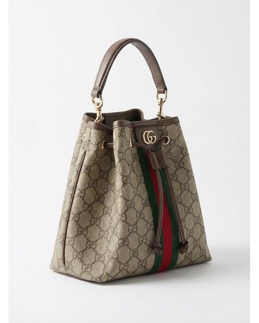 Gucci Multicolor Ophidia Small Bucket Bag