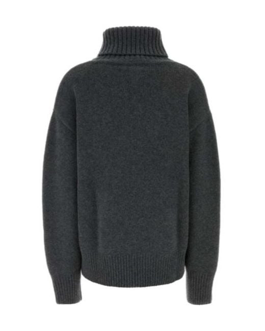 Extreme Cashmere Black Turtleneck Sweater