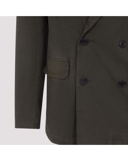 Dries Van Noten Gray Balto Double-Breasted Blazer for men