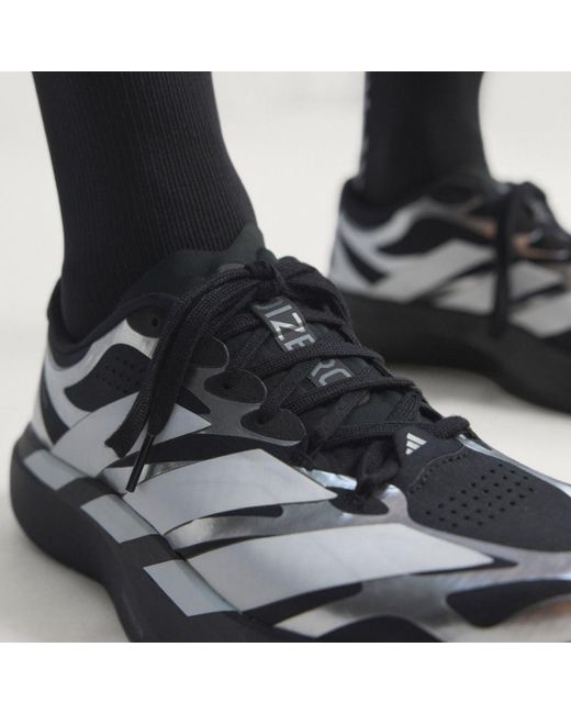 Adidas Black Adizero Adizero Evo Low Top Sneakers for men