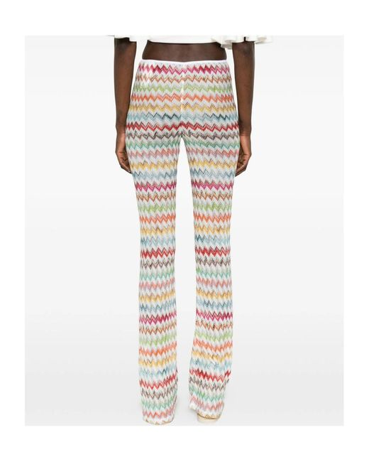Missoni White Zigzag Trousers