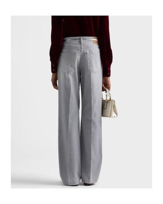 Prada Gray Washed Denim Jeans