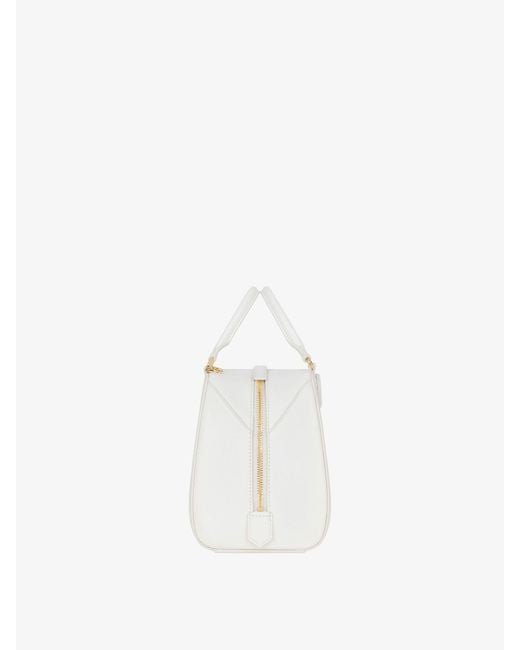Givenchy White Mini Antigona Cube Bag