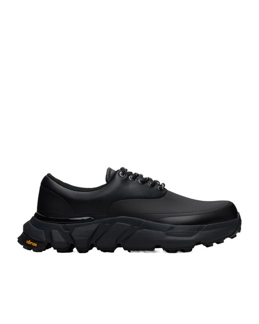 Comme des Garçons Black Lace-Up Low-Top Sneakers for men