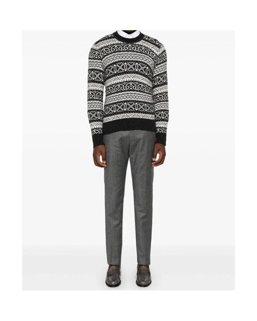Eleventy Gray Long-Sleeved Sweater for men