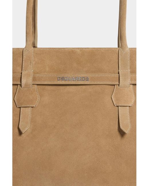 DSquared² Natural Logo-Lettering Shopper Bag for men