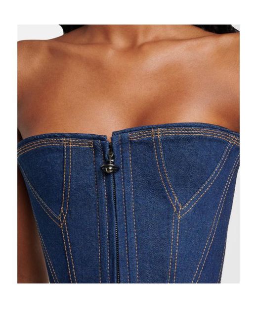 Vivienne Westwood Blue Denim Corset