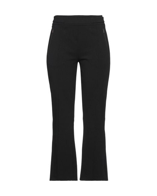 Max Mara Black Solid-Color Casual Pants