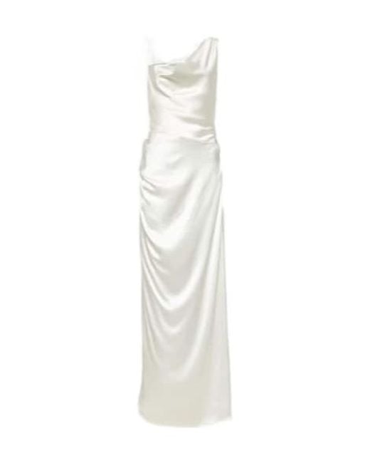 Vivienne Westwood White Bridal Minerva Silk Satin Gown