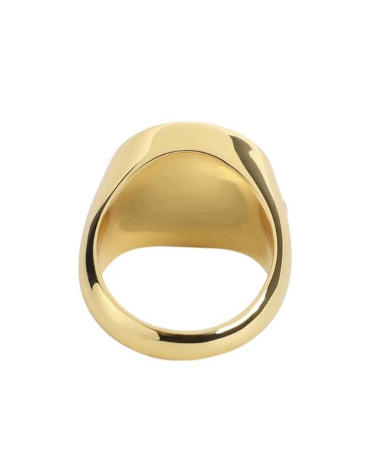 Casablanca Brown Stone Signet Ring for men