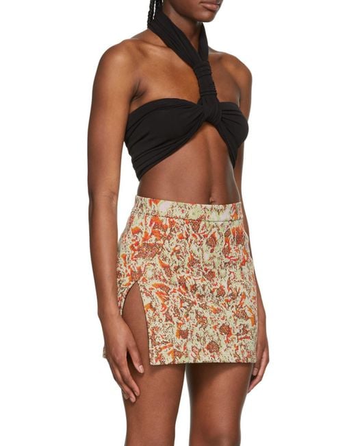 Ambush Brown Twist Cropped Top