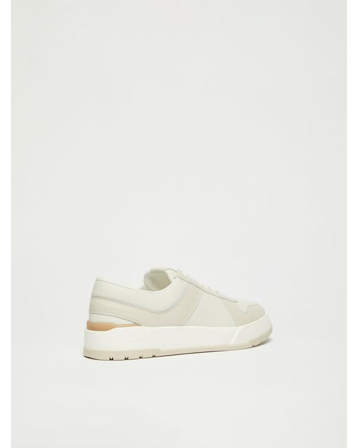 Max Mara White Leather Sneakers