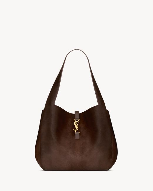 Saint Laurent Brown Le 5 À 7 Bea Tote Bag