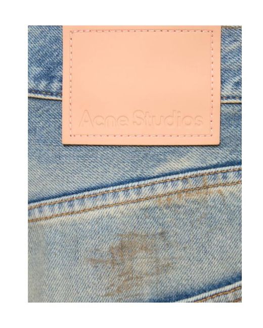 Acne Blue Belt-Loop Jeans for men
