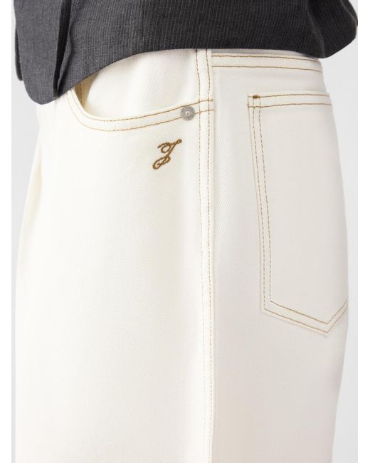 Jacquemus White The Ovalo De-Nîmes Denim Jeans