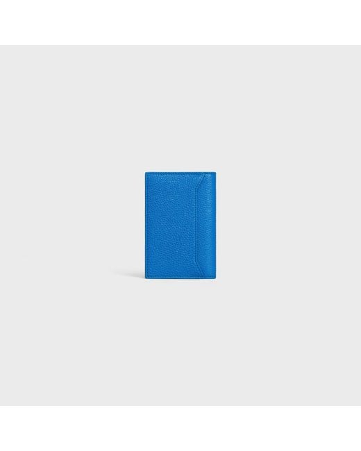 Céline Blue Vertical Card Holder for men
