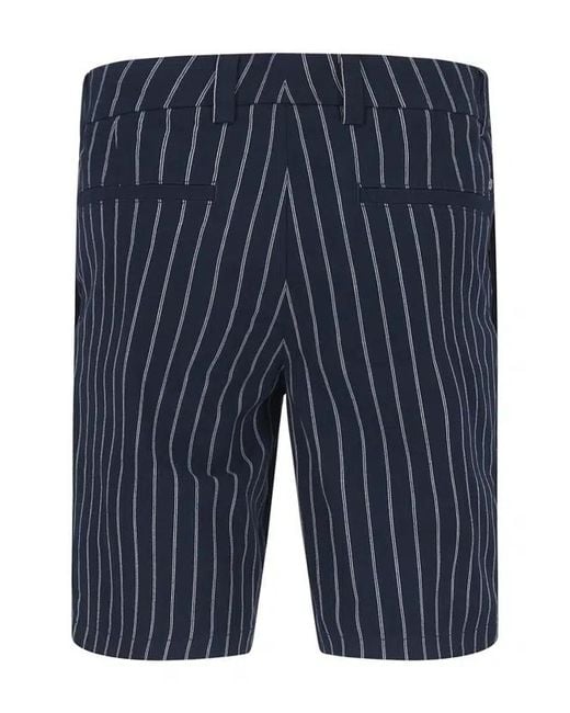 Boss Blue Kane Pinstripe-Pattern Shorts for men