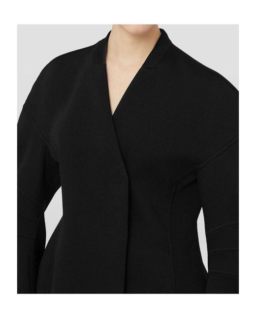 Jil Sander Black Oversize Sleeved Jacket