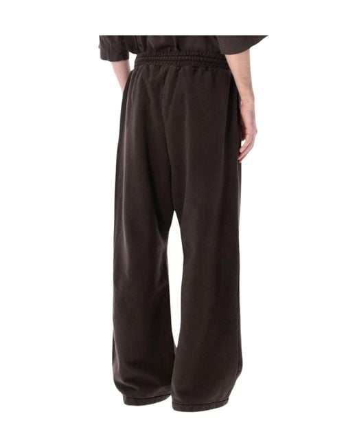 Fear Of God Black Elastic Waist Sports Pants for men