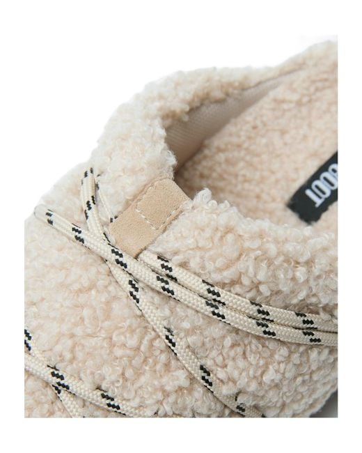Moon Boot White Brandy Terry Sandals