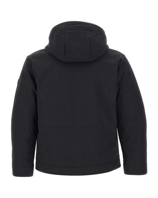 Peuterey Blue Loge Srtr Hooded Performance Jacket for men