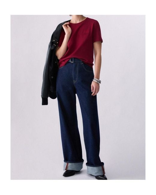 Liu Jo Blue Flared Jeans With Turn-Ups