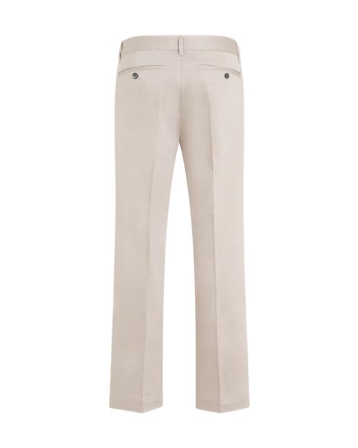 AMI Gray Mid-Rise Cropped Trousers for men