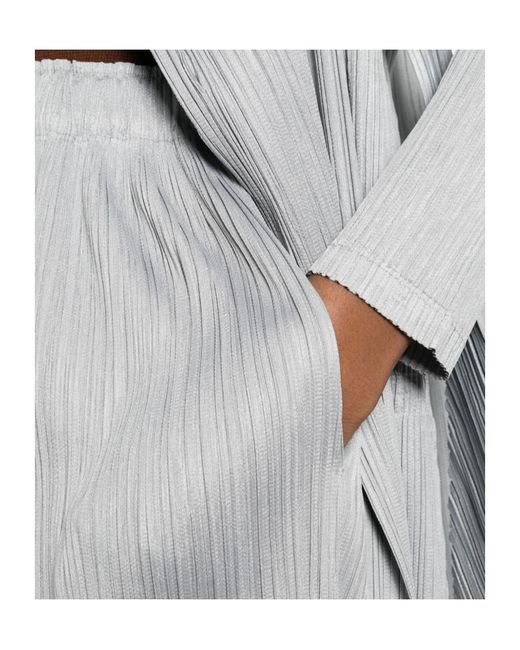 Pleats Please Issey Miyake White Pleats Please Issey Miyake Monthly Colors February Pleated Pants