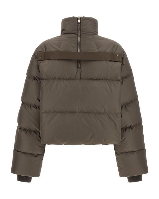 Moncler Brown Moncler Rick Owens Cropped Cyclopic Jacket for men