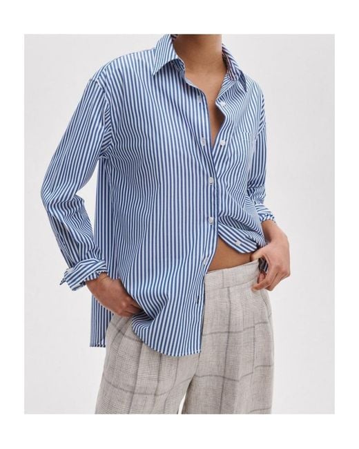 Rag & Bone Blue Long-Sleeved Shirt